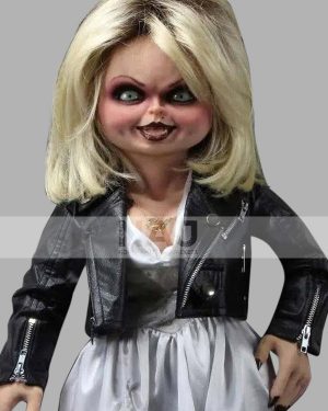 Tiffany Valentine 2021 Movie Chucky Biker Black Leather Jacket
