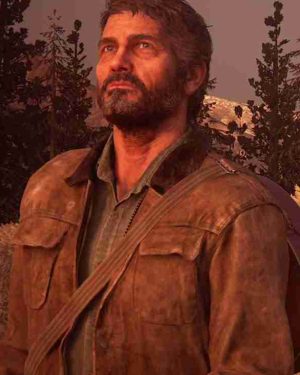 Video Game The Last of Us Joel Miller Brown Leather Jacket