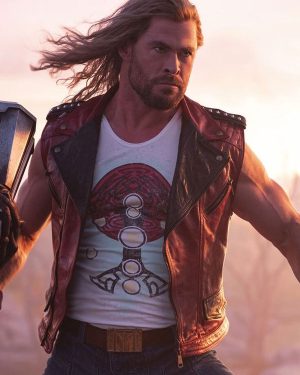 Thor Love and Thunder Chris Hemsworth Thor Leather Vest