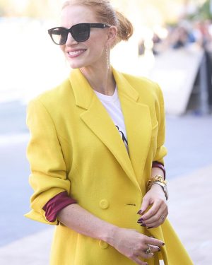 Jessica Chastain Film Festival 2023 Yellow Suit