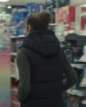 Shailene Woodley To Catch a Killer Movie 2023 Eleanor Black Hooded Vest
