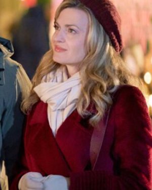 Charlotte A Not So Royal Christmas Brooke D'Orsay Red Long Wool Coat