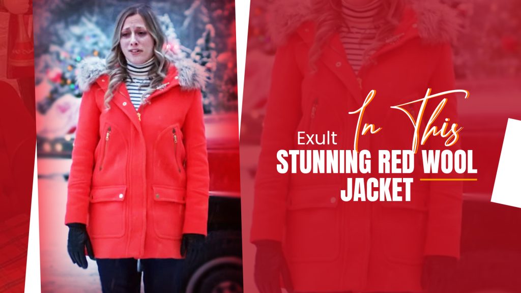 Exult In This Stunning Red Wool Jacket