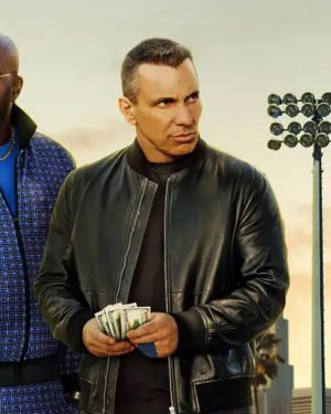Sebastian Maniscalco How to Be a Bookie Danny Black Leather Jacket