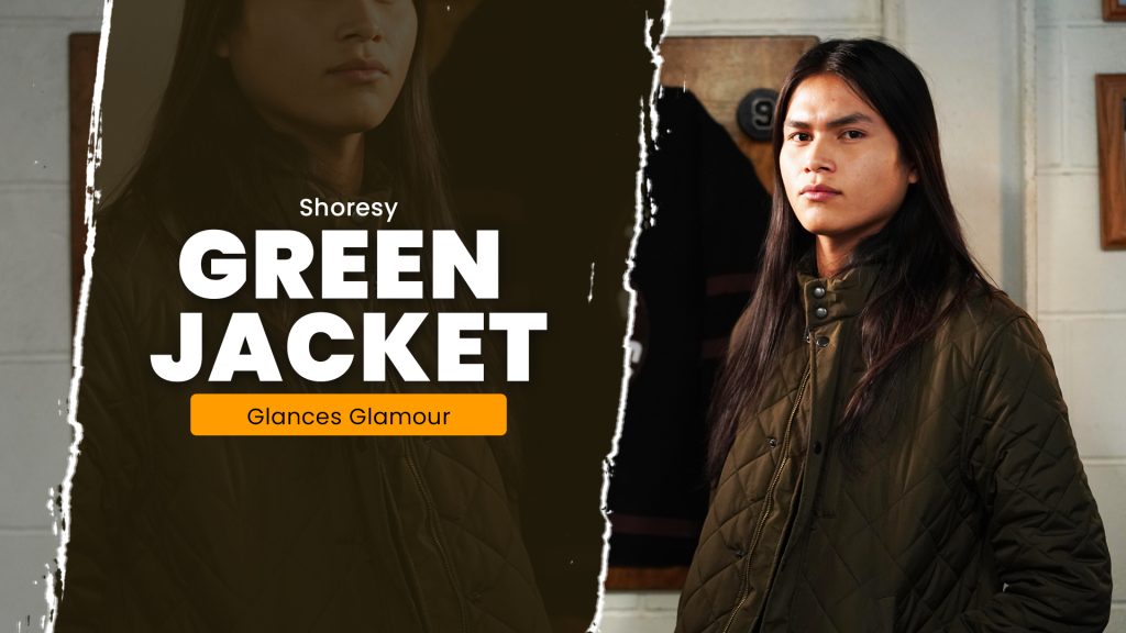 Shoresy Green Jacket Glances Glamour