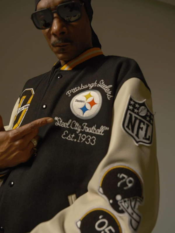 Back in The Game Black Snoop Dogg Pittsburgh Steelers Jacket - Jackets  Masters