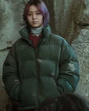 Hye-won Concrete Utopia Park Ji-hu Green Puffer Jacket