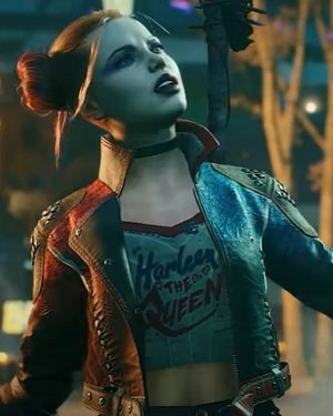 Video Game Suicide Squad Kill the Justice League Harley Quinn Crop Jacket