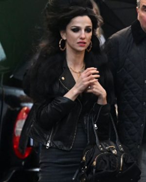 Marisa Abela Back to Black Leather Jacket