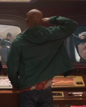 Wade Wilson Deadpool and Wolverine Green Hooded Jacket