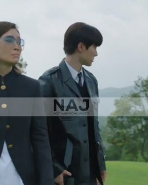 Kwak Dong-yeon Queen of Tears Hong Soo-cheol Black Leather Jacket