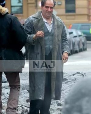 Oswald Cobblepot The Penguin Shearling Trench Coat