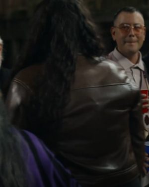 Kaylayla Raine Resident Alien Tv Series Leather Brown Jacket