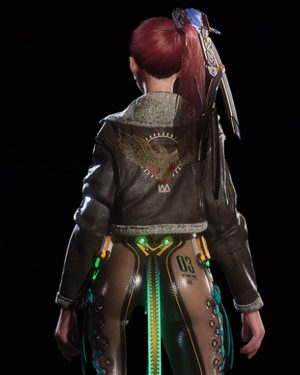 Stellar Blade Video Game Eve Shearling Leather Brown Jacket
