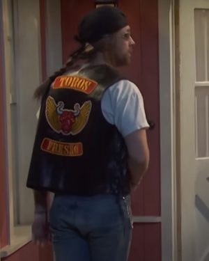 Actor Saturday Night Live Ryan Gosling Black Leather Vest
