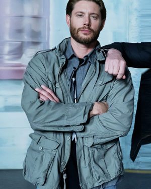 Jensen Ackles Tracker S01 Russell Shaw Green Cotton Jacket