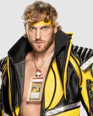 Logan Paul American Wrestler WWE WrestleMania 38 Black and Yellow Leather Hooded Jacket