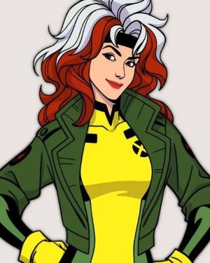 Rogue X-Men ’97 Green Jacket