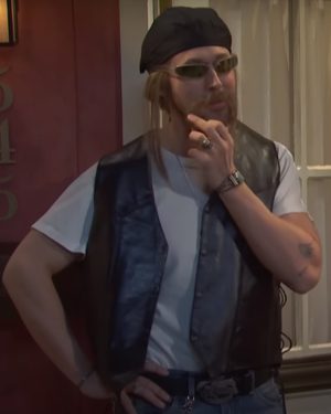 Saturday Night Live Ryan Gosling Black Leather Vest