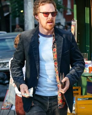 Vincent Eric Mini Series Benedict Cumberbatch Blue Cotton Blazer