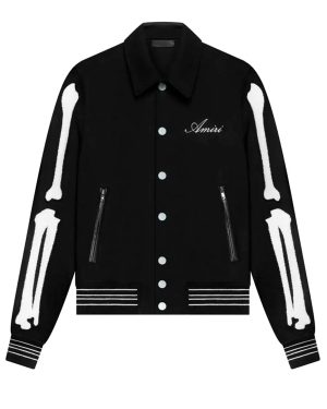 Black Amiri Bones Jacket