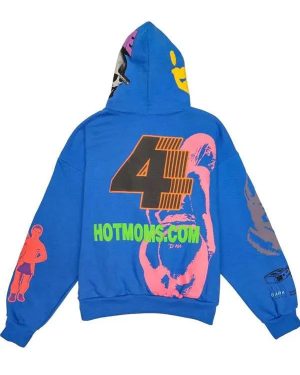 Drake For All The Dogs Blue Hoodie
