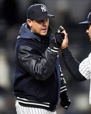 Aaron Boone Yankees Varsity Bomber Jacket