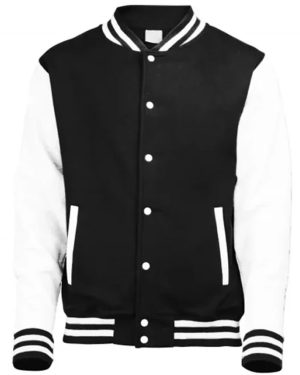Buy Halloween Dracula Black and White Varsity Jacket