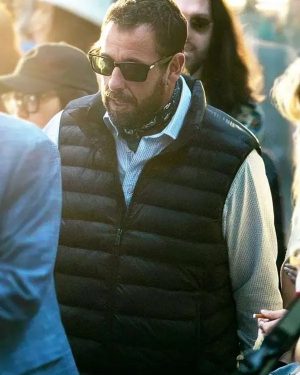 Jay Kelly 2025 Adam Sandler Black Vest