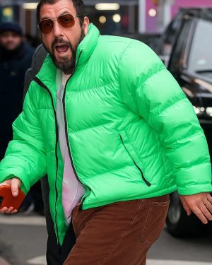 Purchase Happy Gilmore 2 Adam Sandler Puffer Green Jacket