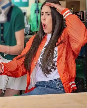 Shop Happy Gilmore 2 Kelsey Plum Varsity Jacket