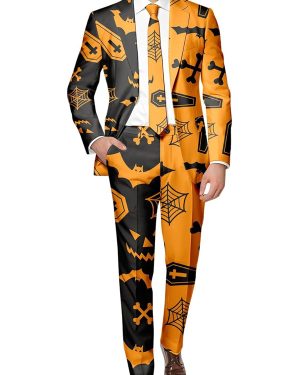 Shop Orange and Black Coffin Suit
