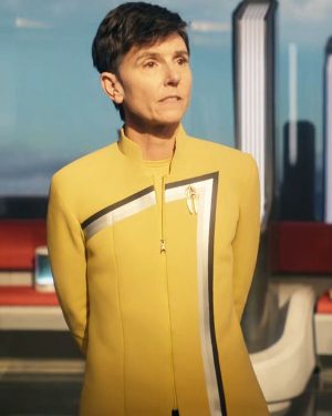 Tig Notaro TV Series Star Trek Starfleet Academy 2026 Jett Reno Yellow Costume Jacket