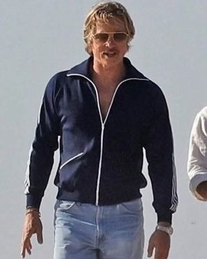 Shop The Adventures of Cliff Booth 2026 Cliff Booth Blue Track Jacket