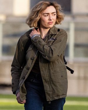 Shop School Spirits 2026 Maddie Nears Green Cotton Jacket