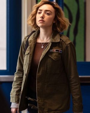 School Spirits S03 Peyton List Green Jacket