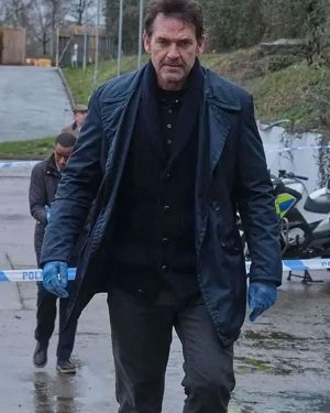 Shop Dougray Scott The Crow Girl Black Coat