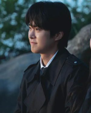 Shop Way Back Love Gong Myoung Black Coat
