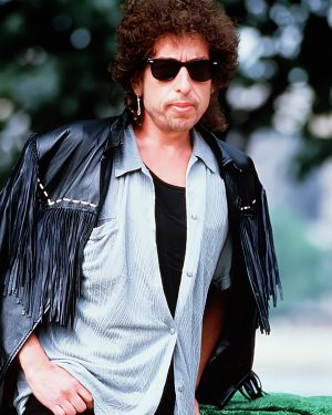 Bob Dylan Fringe Leather Black Jacket