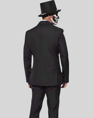 Halloween Skeleton Black Suit