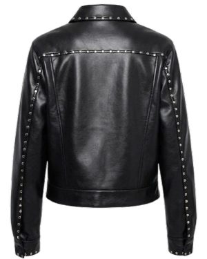 Honest Renovations S04 Lizzie Mathis Studded Leather Jacket