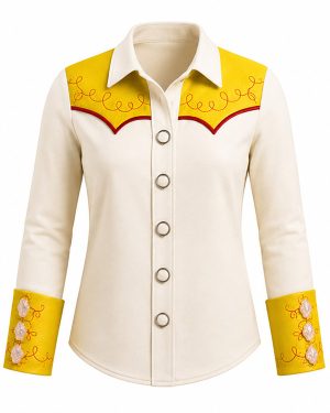 Toy Story 5 2026 Jessie Yellow and White Costume Shirt