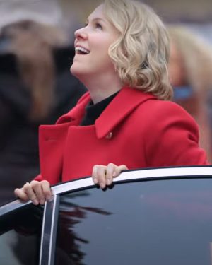 A Heidelberg Holiday Film 2023 Ginna Claire Mason Red Wool Coat