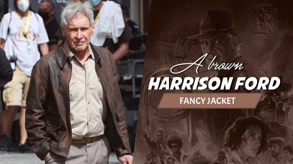 A brown Harrison Ford fancy jacket