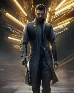 Adam Jensen Video Game Deus Ex Mankind Divided Cotton Coat