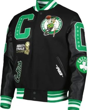 Boston Celtics Basketball Team Varsity Jacket