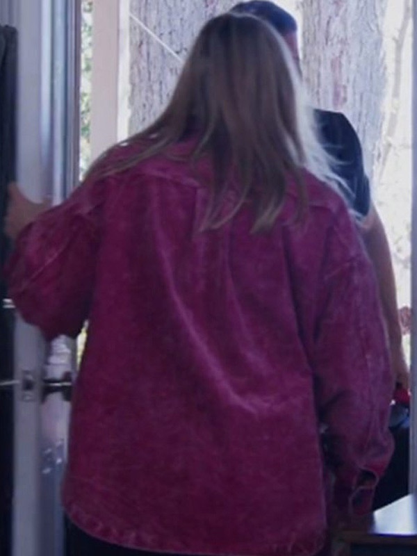 Brooke Lyons Grumpy Old Santa 2023 Maddie Monts Pink Corduroy Jacket