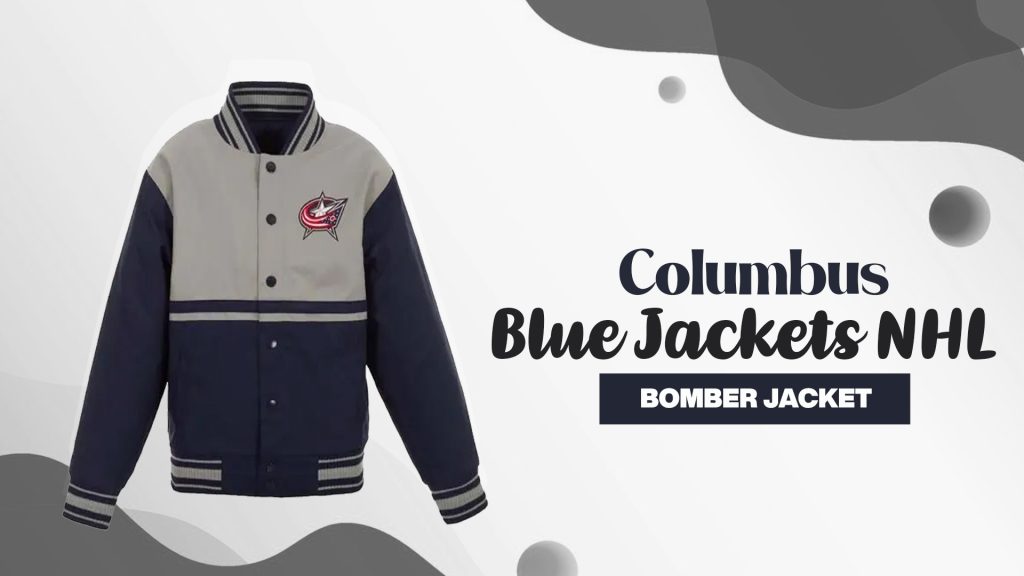 Columbus Blue Jackets NHL Bomber JacketColumbus Blue Jackets NHL Bomber Jacket