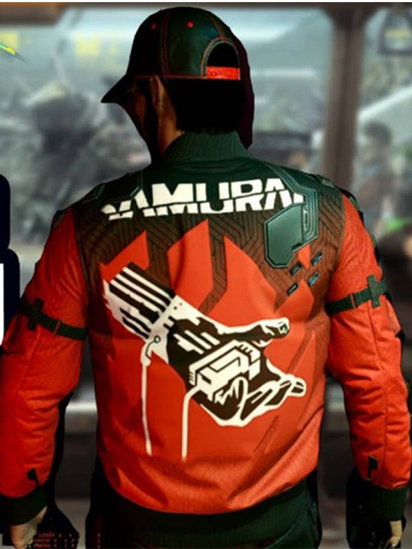 Samurai Cyberpunk 2077 Orange Jacket
