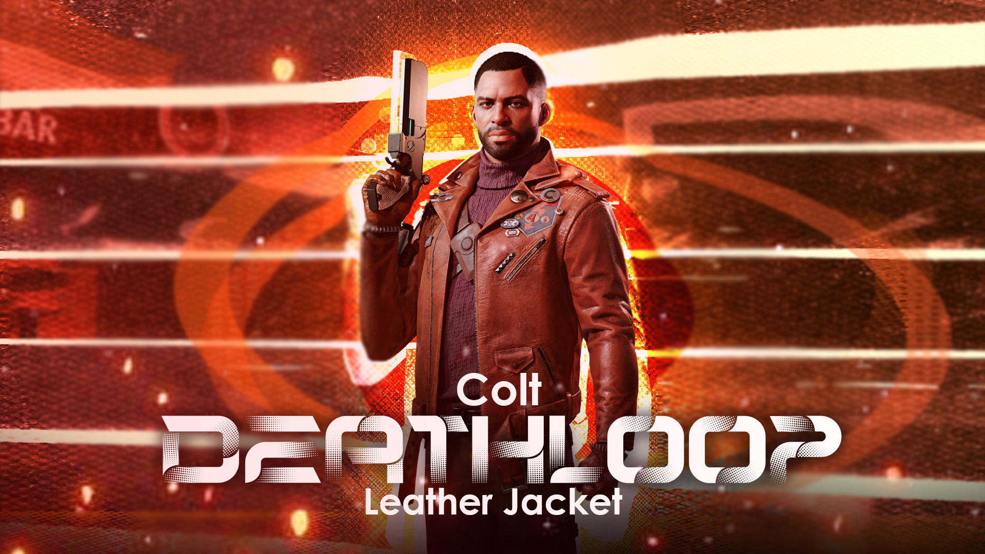Deathloop Video Game Colt Leather Jacket